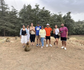 Visiting the dense cedar forest of the Middle atlas Mountains inear Azrou.