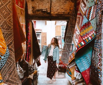 Visiting the souks of Fez