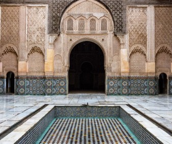 Luxury old Islamic College in Fez