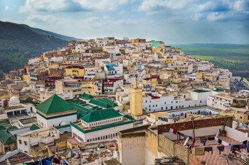 Moulay Idiss town in Morocco